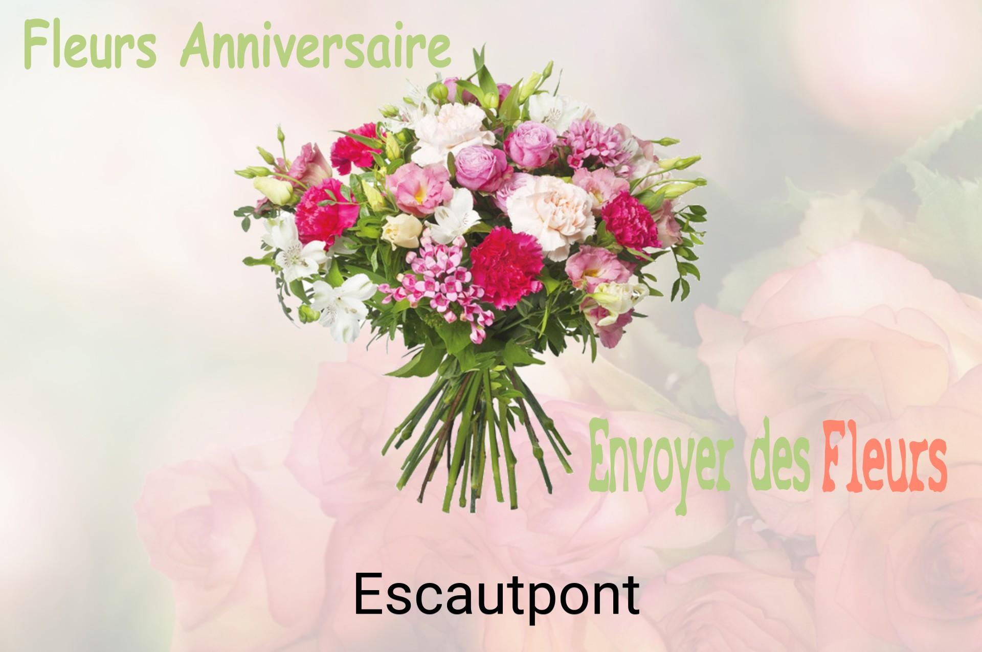 Bouquet de fleurs d’anniversaire livré à Escautpont