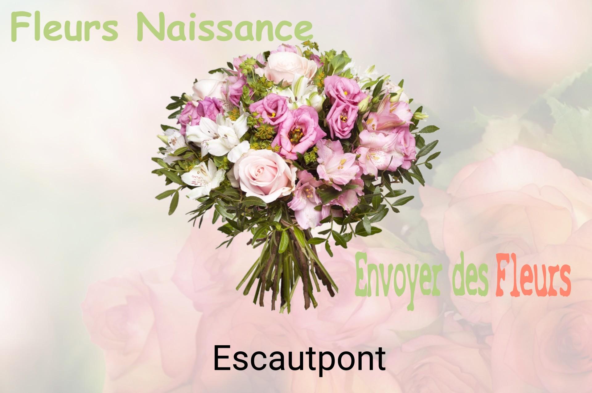 Bouquet de fleurs de naissance livré à Escautpont
